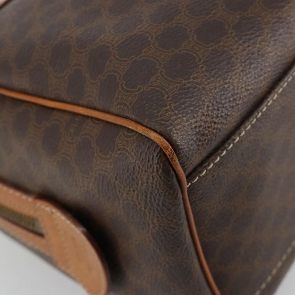 Celine Vintage Triomphe Handbag Canvas Brown Canvas Handbag - Picture 11 of 16